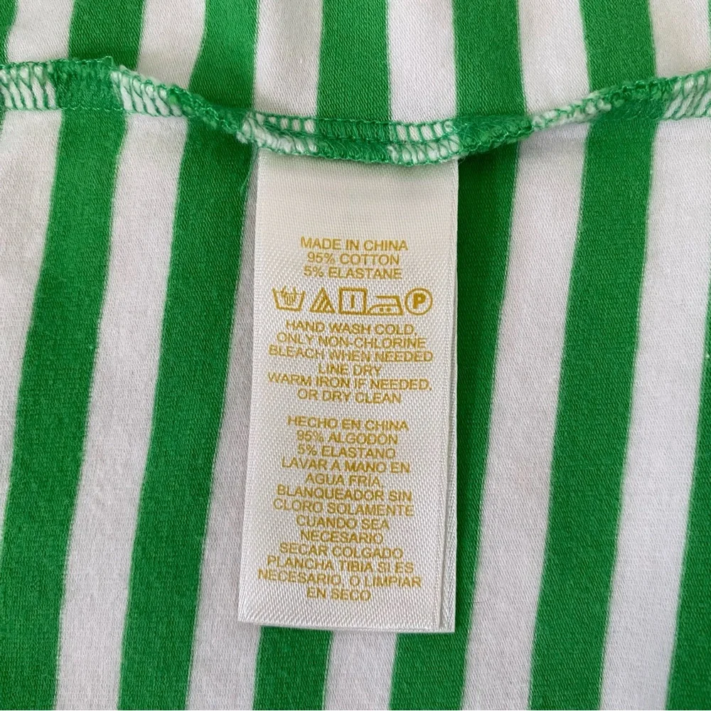Kate Spade Women’s Green Striped Tank Top